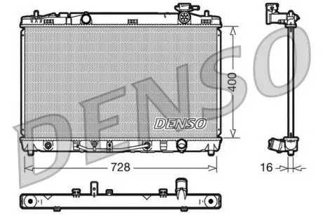 DRM50041 Конденсер DENSO подбор по vin на Brocar
