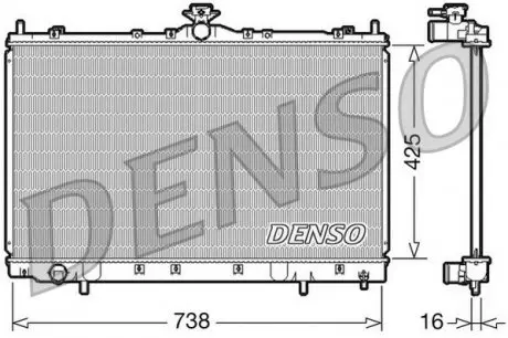 DRM45012 Конденсер DENSO подбор по vin на Brocar