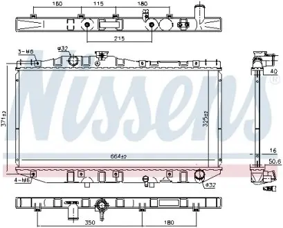 64713 Радиатор NISSENS подбор по vin на Brocar