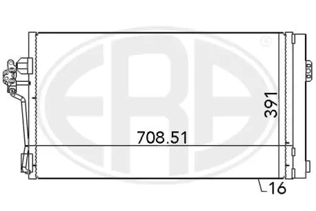 667139 Радіатор ERA підбір по vin на Brocar