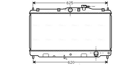 HD2010 Радиатор AVA COOLING підбір по vin на Brocar