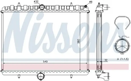 63621A Радиатора NISSENS подбор по vin на Brocar