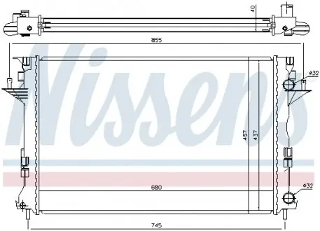 63771 Радиатора NISSENS подбор по vin на Brocar
