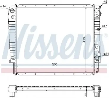 65531A Радиатора NISSENS подбор по vin на Brocar