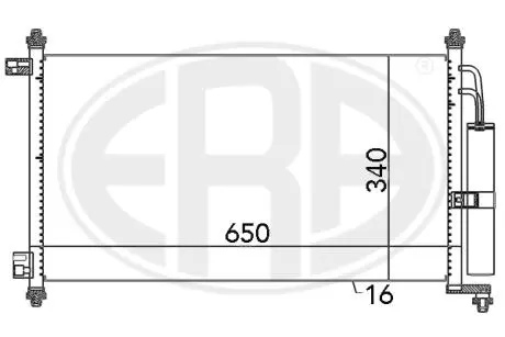 667069 Радіатор ERA підбір по vin на Brocar