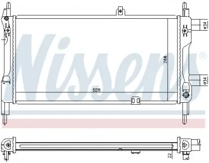 632391 Радиатор NISSENS подбор по vin на Brocar