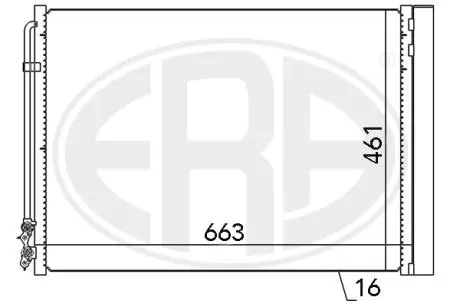 667079 Радіатор ERA підбір по vin на Brocar