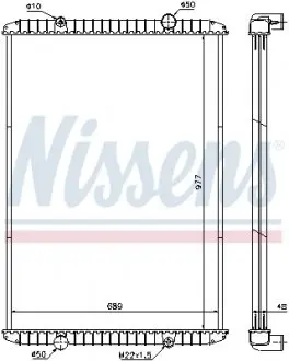 637750 Радіатор NISSENS підбір по vin на Brocar