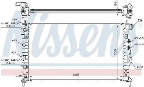 63078 Радиатора NISSENS подбор по vin на Brocar