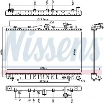 67006 Радиатора NISSENS подбор по vin на Brocar