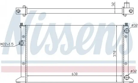 65266 Радіатор NISSENS підбір по vin на Brocar
