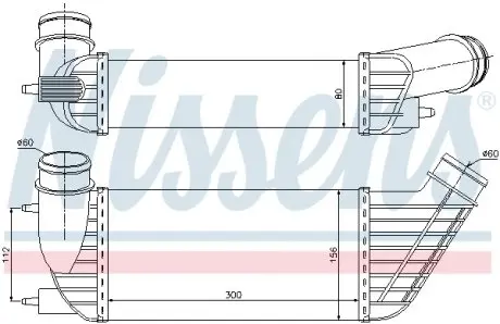 96609 Радіатор NISSENS підбір по vin на Brocar