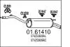 Глушник VW T4 2.5 TDI 96-03 (задня частина) 01.61410