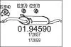 0194590 Глушник MTS підбір по vin на Brocar