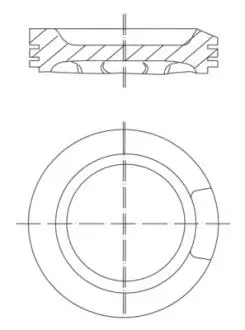 0330400 Поршень ДВЗ AUDI: A3 1.8 T/1.8 T quattro 96-03, A4 1.8 T/1.8 T quattro 94-01, A4 Avant 1.8 T/1.8 T quattro 94-01, A6 1.8 T/1.8 T quattro 97-05 MAHLE / KNECHT підбір по vin на Brocar