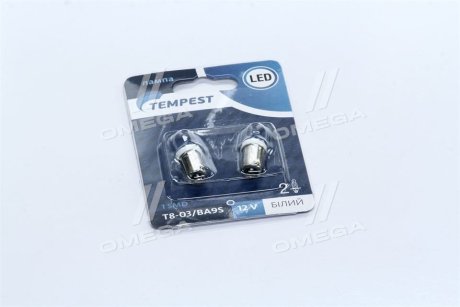 TP241T812V Автолампа Tempest TP-241T8-12V T8 BA9s TEMPEST подбор по vin на Brocar