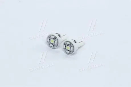 TP203T1012V Лампа LED б / ц габарит і панель приладів T10-5SMD W2.1x9.5d 12V WHITE 2шт. блістер <TEMPEST> TEMPEST підбір по vin на Brocar