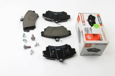FDB1384 Тормозные колодки перед. MITSUBISHI COLT/SMART FORFOUR/VOLVO S40 I/V40 95-12 (TRW) FERODO подбор по vin на Brocar