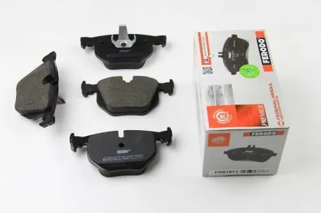 FDB1673 Колодки тормозные задние BMW 3(E46)/7(E38)/X5(E53) 94-11 (ATE) (122x58,2x17,3) FERODO подбор по vin на Brocar