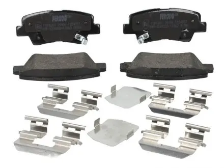 FDB4387 Колодки тормозные задние Hyundai Elantra 11-15/ i10,i30 08- /KIA Rio III 11- FERODO подбор по vin на Brocar
