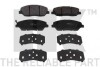 223427 Тормозные колодки передние (17.00mm) Hyundai Santa Fe 06- NK підбір по vin на Brocar