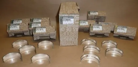 7701477777 Вкладиші корінні Master / Trafic 2.2 - 2.5 dCi 03 - (STD)(компл.-10 шт.) RENAULT підбір по vin на Brocar