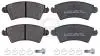 Тормозные колодки перед. Peugeot 206/306 94- (Bosch) (130,9x52,2x18) 37153