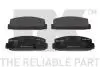 Тормозные колодки дисковые зад. Mazda 323 93-97, 98-, 626 91-, 6 02- 223240