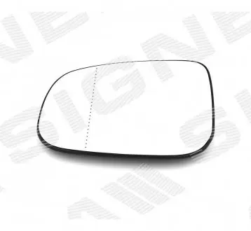 SVVM1019EL СТЕКЛО ЗЕРКАЛА С ПОДСТАВКОЙ VOLVO S40/V50 (MS/MW), 10.03 - 04.07 SIGNEDA подбор по vin на Brocar