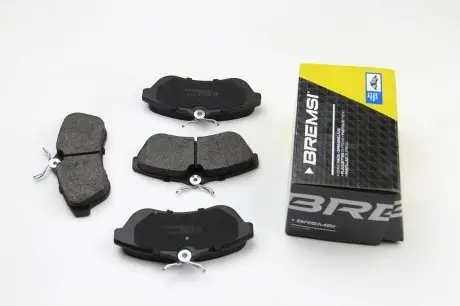 BP3009 Тормозные колодки перед. Citroen C2/C3 02- (TRW) (128,7x56,1x19) BREMSI подбор по vin на Brocar