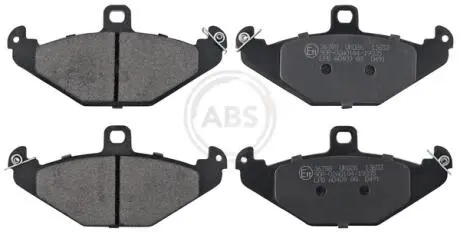 36788 Гальмівні колодки зад. Laguna I 93-01 (brembo) (125,9x58,4x14,8) A.B.S. підбір по vin на Brocar