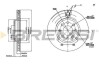 CD7304V Тормозной диск перед. Corsa D 06-/Punto/Grande/Evo 05- (257x22) BREMSI підбір по vin на Brocar