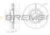 CD7225V Тормозной диск перед. C-Max/Focus II/III/Kuga I/II 03- (300x25) BREMSI підбір по vin на Brocar