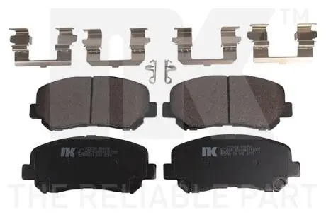 223258 Гальмівні колодки дискові перед. Mazda Cx-5 2.0/2.2D/2.5 11.11- NK підбір по vin на Brocar