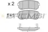 BP3241 Гальмівні колодки зад. Hyundai Accent/Kia Rio/Ceed 05- (mando) BREMSI підбір по vin на Brocar