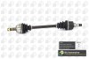 Полуось Citroen C4/Peugeou 307 1.4/1.6i 01-10 (25/22) 630mm Л. DS6724LA