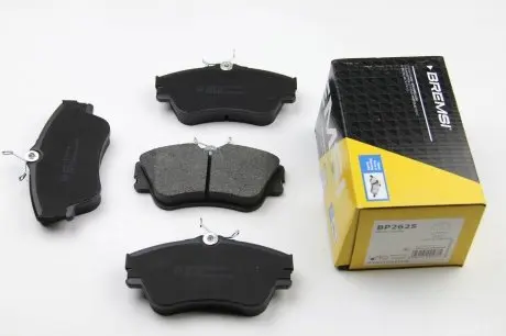 BP2625 Гальмівні колодки перед. T4 1.9 TD / 2.4 D >99 (R15)(невент.диск) BREMSI підбір по vin на Brocar