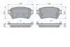 0986424437 Колодки гальмівні (задні) Citroen Jumpy/Peugeot Expert 16- BOSCH підбір по vin на Brocar