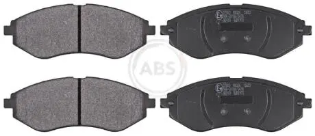 37983 Гальмівні колодки перед. Aveo 11- (Akebono) (133,2x49x17,5) A.B.S. підбір по vin на Brocar