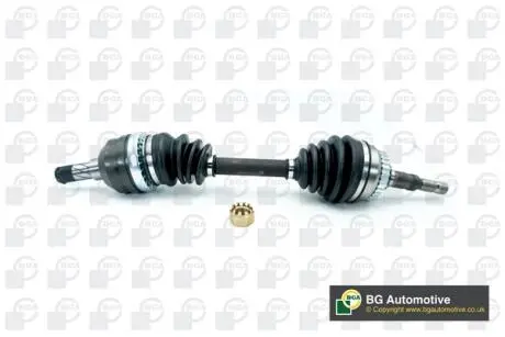 DS9508LA Піввісь Opel Astra/Zafira 2.0/2.2 16V 98-05 (L) (34х33х597) BGA підбір по vin на Brocar