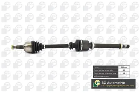 DS7349R Піввісь BGA підбір по vin на Brocar