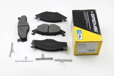 BP2261 Гальмівні колодки перед. Golf II/III/Jetta I/II/Passat -97 BREMSI підбір по vin на Brocar