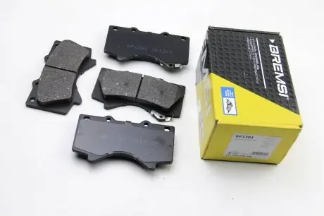 BP3381 Гальмівні колодки перед. Toyota Land Cruiser 08- (advics) BREMSI підбір по vin на Brocar