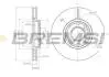CD7041V Тормозной диск перед. Opel Astra G 98- (вент.) (256x24) BREMSI підбір по vin на Brocar