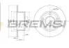 CD6321S Гальмівний диск зад. Passat B5/Audi 100/A6 -05 (245x10) BREMSI підбір по vin на Brocar