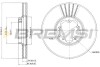 Тормозной диск перед. Transit V-184 (FWD) (276X24,5) CD7113V