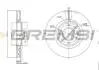 CD7152V Тормозной диск перед. Berlingo/Partner 08- (283x26) BREMSI підбір по vin на Brocar