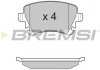 Тормозные колодки зад Caddy III/Golf V/Audi A4 03- BP3130