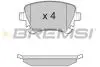 BP3130 Гальмівні колодки зад Caddy III/Golf V/Audi A4 03- BREMSI підбір по vin на Brocar