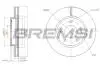 CD7599V Тормозной диск перед. Lancer VII/VIII 03- (276x26) BREMSI підбір по vin на Brocar
